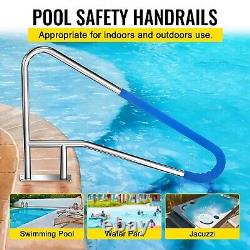 Pool Handrail Swimming 55''x32'' Stainless Steel Inground Stair Grab Hand Rail