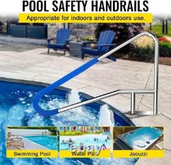 Pool Handrail Swimming, 55 x32 Stainless Steel Perfect Handle Swimming Pool Stair
