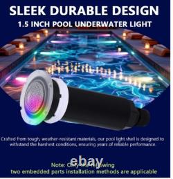 Pool LED Light Replacement For Globrite 12V 1.5 Color LED Light 100FT Cord