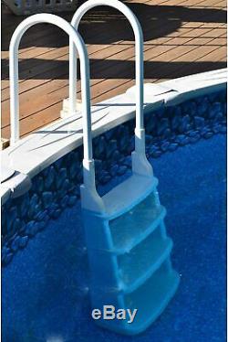 Pool Ladder In-Ground Heavy Duty Non-Corroding Wide Steps For Safety