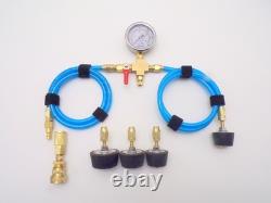 Pool Leak. Pool Plumbing Pressure Tester. Pool Leak detector. Swimming pool