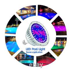 Pool Light Spa Light LED Light 12V 40w Silver Fixture for Inground Swimming Pool