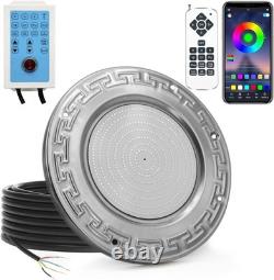 Pool Lights for Inground Pool, 60W 10 Inch LED Inground Pool Light with Controll