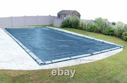 Pool Mate 351840RPM Heavy-Duty Blue Winter Pool Cover for In-Ground Swimming