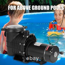 Pool Pump Inground 2HP Dual Voltage High Flow Swimming Pool Pump Above 110/220V