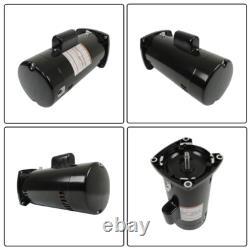 Pool Pump Inground 2HP Pool Pump Motor USQ1202 Square Flange Swimming Pool Pump