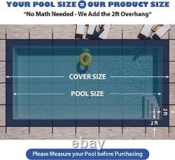 Pool Safety Cover Fits For 16x32ft Rectangle Inground Pools Safety Pool Cover