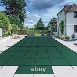 Pool Safety Cover Rectangular Inground Swimming Pool Winter Pool Cover withAnchors