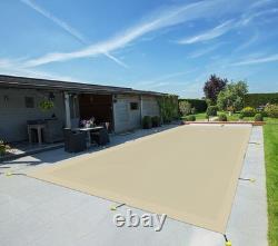 Pool Safety Cover for Inground Pools 16' x 36' Rectangle Winter Swimming Pool