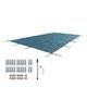 Pool Safety Cover For Pools, Inground Mesh Pool Cover For Rectangle Swimming Pool