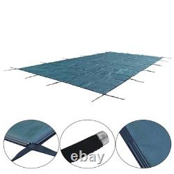 Pool Safety Cover for Pools, Inground Mesh Pool Cover for Rectangle Swimming Pool
