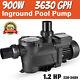 Pool/spa 1.2hp 3630gph In-ground Swimming Pool Pump With Strainer For Hayward