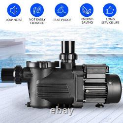 Pool/Spa 1.2HP 3630GPH In-Ground Swimming Pool Pump with Strainer For Hayward