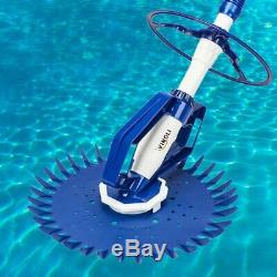 Pool Sweeper Automatic Vacuum Cleaner Swimming Suction Side Climb Wall In Ground
