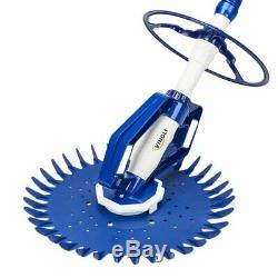 Pool Sweeper Automatic Vacuum Cleaner Swimming Suction Side Climb Wall In Ground