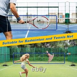 Pool Volleyball Net Set LED Lights Adjustable 15-32FT for Inground Pools