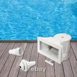 Pool Wall Skimmer 13.5 Inch Wide Mouth Inground Swimming Pool Debris Basket Vac