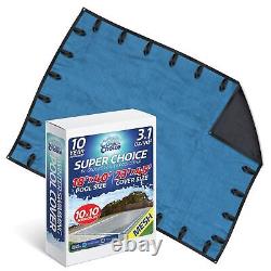 PoolCoverChoice Winter Swimming Pool Cover for 18 ft x 40 ft Rectangular Pool