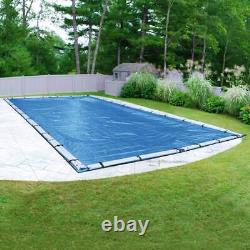 PoolCoverChoice Winter Swimming Pool Cover for 18 ft x 40 ft Rectangular Pool