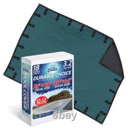 PoolCoverChoice Winter Swimming Pool Cover for 25 ft x 40 ft Rectangular Pool