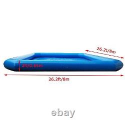 PreAsion Family Swimming Pool 8x8x0.65m Above Ground Pool Large Inflatable Pool