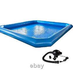 PreAsion Family Swimming Pool 8x8x0.65m Above Ground Pool Large Inflatable Pool