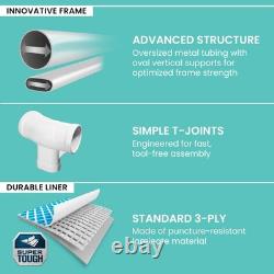 Prism Frame 10Ft X 30In above Ground Swimming Pool Set With Pump Filter