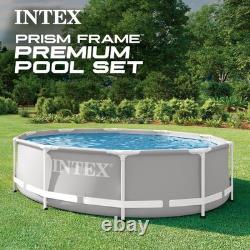 Prism Frame 10Ft X 30In above Ground Swimming Pool Set With Pump Filter