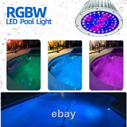 RGBW LED Pool Light 12/120V Inground Swimming Pool Splash Lamps Waterproof IP65