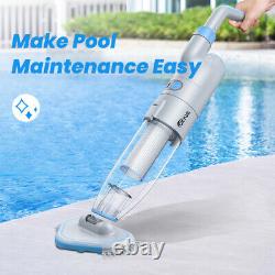 Rechargeable Handheld Swimming Pool Spa Vacuum Cleaner Cordless Above In Ground