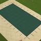 Rectangle Green Mesh In-ground Swimming Pool Safety Cover 15 Year- 16'x28