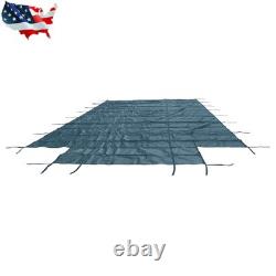 Rectangular 20×38FT In-Ground Swimming Winter Pool Cover With 4×8FT Right Step