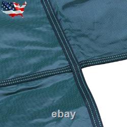 Rectangular 20×38FT In-Ground Swimming Winter Pool Cover With 4×8FT Right Step