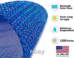 Rectangular Solar Cover Series Heat Retaining Blanket for Swimming Inground Pool