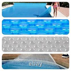 Rectangular Solar Cover Series Heat Retaining Blanket for Swimming Inground Pool