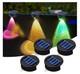 Redaica 4pack Solar Powered Swimming Pool Edge Lights For Inground Pools Abov