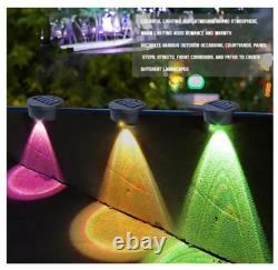 Redaica 4pack Solar Powered Swimming Pool Edge Lights for Inground Pools Abov