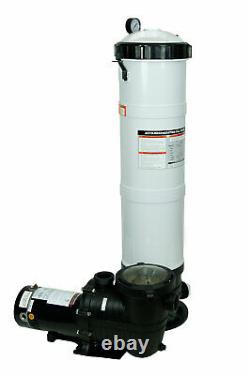 Rx Clear DE 100 Sq. Ft. In-ground Swimming Pool Filter System with 1 HP Pump