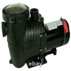 Rx Clear De Element In-Ground Swimming Pool Filter System With 1 Hp Pump