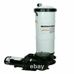 Rx Clear De Element In-Ground Swimming Pool Filter System With 1 Hp Pump
