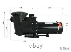 Rx Clear Mighty Niagara Inground Single Speed Swimming Pool Pump Choose Model
