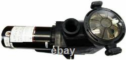 Rx Clear Silent-Flow In-Ground Swimming Pool Pump with 2 Ports (Select Size)