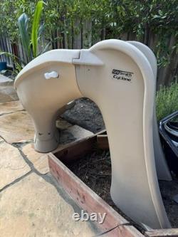 S. R. Smith 698-209-58110 Cyclone Right Curve Swimming Pool Slide, Taupe 4' Tall