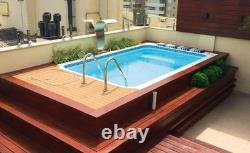 SINGAPORE 400 Fiberglass above ground Pool (Plug and play) (6.6 x 13.5 x3.0)