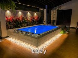 SINGAPORE 400 Fiberglass above ground Pool (Plug and play) (6.6 x 13.5 x3.0)