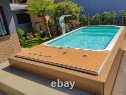 SINGAPORE 400 Fiberglass above ground Pool (Plug and play) (6.6 x 13.5 x3.0)