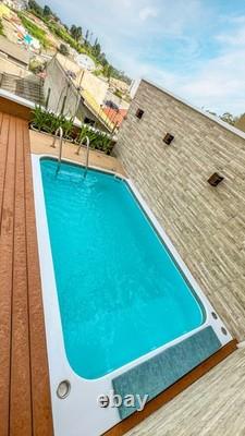 SINGAPORE 400 Fiberglass above ground Pool (Plug and play) (6.6 x 13.5 x3.0)