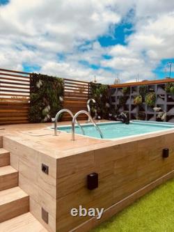SINGAPORE 400 Fiberglass above ground Pool (Plug and play) (6.6 x 13.5 x3.0)