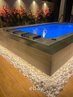 SINGAPORE 400 Fiberglass above ground Pool (Plug and play) (6.6 x 13.5 x3.0)