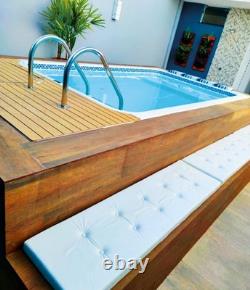 SINGAPORE 400 Fiberglass above ground Pool (Plug and play) (6.6 x 13.5 x3.0)